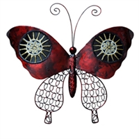 Eangee Home Design Wall Butterfly Red And Black (m713120)