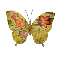 Eangee Home Design Butterfly Purple And Red Flowers (m714192)