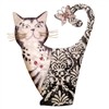 Eangee Home Design Cat White And Black (m615532)