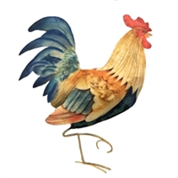 Eangee Home Design Rooster Blue And Red (m715048)