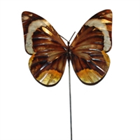 Eangee Home Design Garden Stake Butterfly Brown (m610021c)