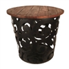 Eangee Home Design Outdoor Metal Drum Table Series- C