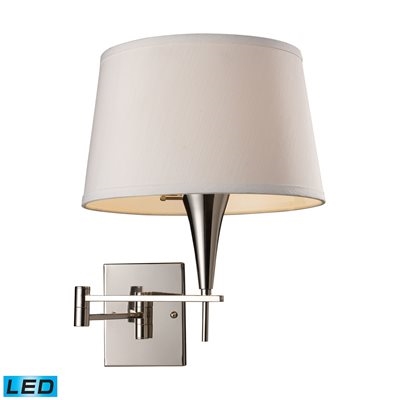 ELK D Lanza 1-Light LED Swing Arm Sconce in Polished Chrome- 10108/1