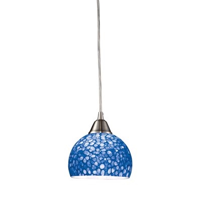 ELK Cira 1-Light LED Pendant in Satin Nickel- 10143/1PB