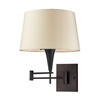 ELK 1-Light LED Swing Arm Sconce in Aged Bronze- 10292/1