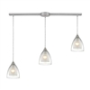 ELK Layers 3-Light LED Pendant in Satin Nickel- 10464/3L