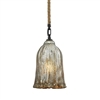 ELK Hand Formed Glass Collection 1-Light LED Pendant in Oil Rubbed Bronze- 10641/1