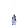 ELK Milan Collection 1-Light LED Pendant in Satin Nickel- 110-1