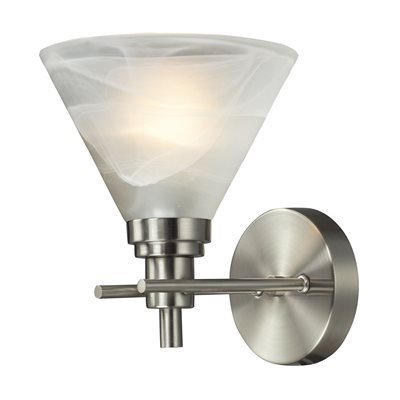 ELK Pemberton Collection 1-Light Sconce in Brushed Nickel- 11400/1