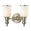 ELK Bristol Collection 2-Light LED Bath in Brushed Nickel- 11581/2