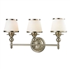 ELK Smithfield Collection 3-Light LED Bath in Brushed Nickel- 11602/3