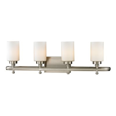 ELK Dawson Collection 4-Light LED Bath in Brushed Nickel- 11663/4