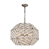 ELK Constructs Collection 8-Light Chandelier in Weathered Zinc-11837/8
