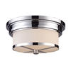 ELK Flush Mount Collection 2-Light Mount in Polished Chrome- 15015/2