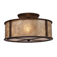 ELK Barringer Collection 3-Light Mount in Aged Bronze- 15031/3