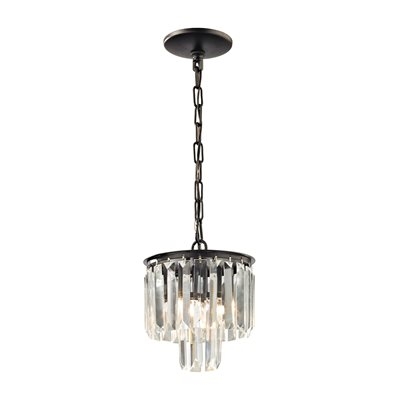 ELK Palacial Collection 1-Light Pendant in Oil Rubbed Bronze- 15224/1