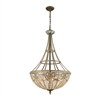 ELK Elizabethan Collection 8-Light LED Pendant in Dark Bronze- 15966/8