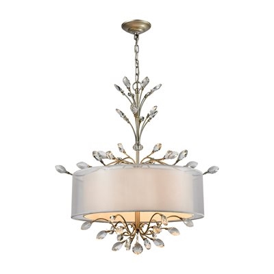 ELK Asbury Collection 4-Light Mount in Aged Silver- 16282/4