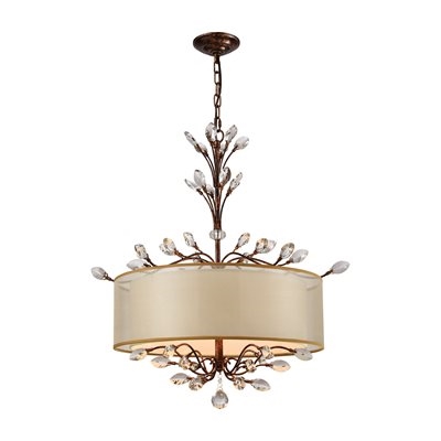 ELK Asbury Collection 4-Light Chandelier in Spanish Bronze- 16292/4