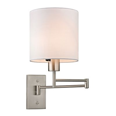 ELK Carson Collection 1-Light Swingarm Sconce in Brushed Nickel- 17150/1