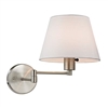 ELK Avenal Collection 1-Light Swingarm Sconce in Brushed Nickel- 17153/1