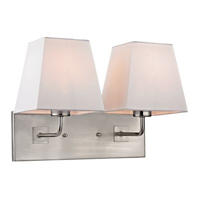 ELK Beverly Collection 2-Light Sconce in Brushed Nickel- 17161/2