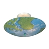 ELK Kidshine Collection 3-Light Mount in World Map- 205-WM