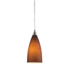 ELK Vesta Collection 1-Light Pendant in Satin Nickel- 2582/1