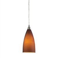 ELK Vesta Collection 1-Light Pendant in Satin Nickel- 2582/1