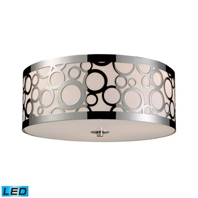 ELK Retrovia Collection 3-Light Mount in Polished Nickel- 31024/3