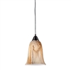 ELK Granite Collection 1-Light Mini Pendant in Satin Nickel- 31138/1