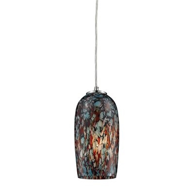 ELK Collage Collection 1-Light Mini Pendant in Satin Nickel- 31147/1