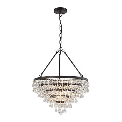 ELK Ramira Collection 6-Light Chandelier in Oil Rubbed Bronze- 31271/6