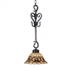 ELK Tiffany Buckingham Collection 1-Light Mini Pendant in Vintage Antique- 369-VA