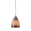 ELK Arco Baleno Collection 1-Light Mini Pendant in Satin Nickel- 416-1