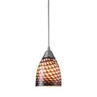 ELK Arco Baleno Collection 1-Light Mini Pendant in Satin Nickel- 416-1