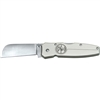 Klein  Lightweight Lockback Knife 2-1/2-Inch Coping Blade, Silver Handle 44007