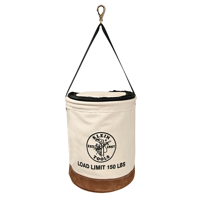 Klein Canvas Bucket with Closing Top, 17-Inch 5104CLR17