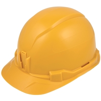 Klein Hard Hat, Non-Vented, Cap Style, Yellow 60535