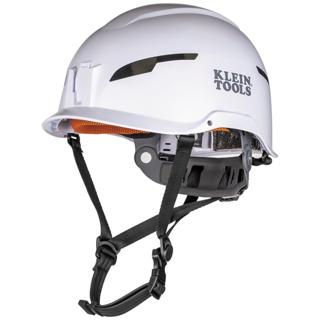 Klein Safety Helmet, Type-2, Non-Vented Class E, White 60564