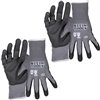 Klein Knit Dipped Gloves, Cut Level A4, Touchscreen, Small, 2-Pair 60587