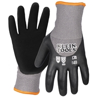 Klein Winter Knit Dipped Gloves, Cut Level A4 Touchscreen, Large 60839