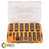 Klein KNECT 1/2-Inch Drive Deep Well Impact Socket Set, Metric, 14-Piece 65111IMPCTM