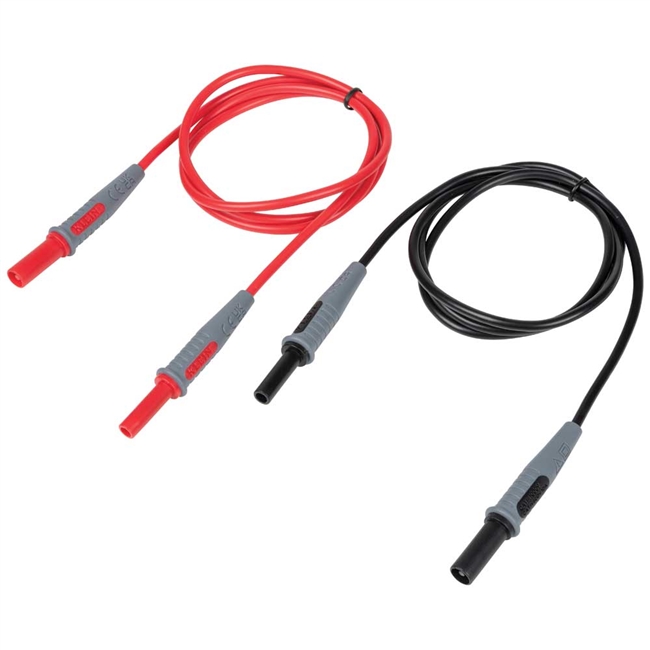 Klein Lead Adapters, Red and Black, 3-Foot 69359