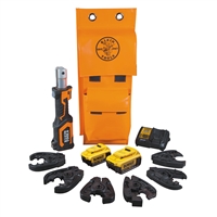 Klein Battery-Operated Cutter/Crimper Kit, 4 Ah : BAT207T144H