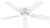 Quorum 42" BL CUSTM SERS Fan- White