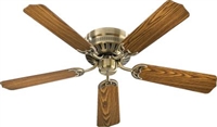 Quorum 52" BL CUSTM SERS Fan- Antique Brass