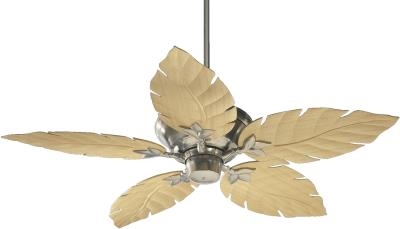 Quorum 52" Monaco Patio Fan- Satin Nickel