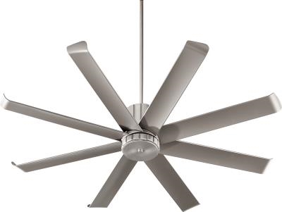 Quorum 60" Proxima Patio Fan- Satin Nickel