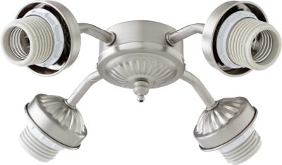 Quorum 4LT LED LK HDW- Satin Nickel